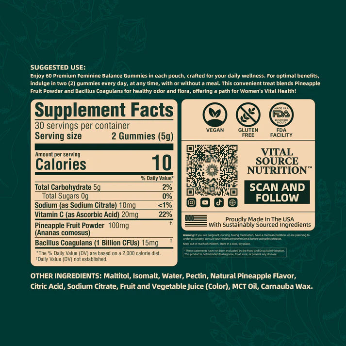 Gomitas Feminine Balance