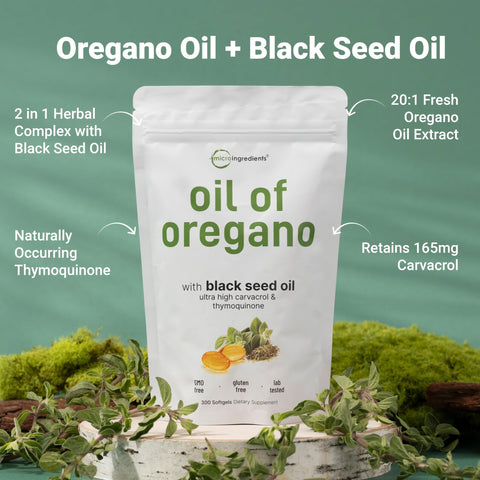 Microingredientes Aceite de orégano con aceite de semilla negra