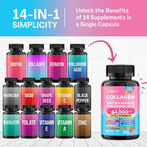 Cosmic Collagen Beauty Complex - 64,000MCG - Illuminate Your Radiance!