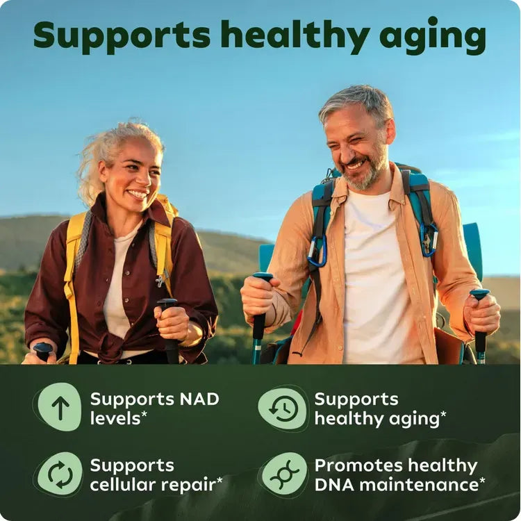 High Purity NAD Supplement for Anti-Aging, Energy, Focus.