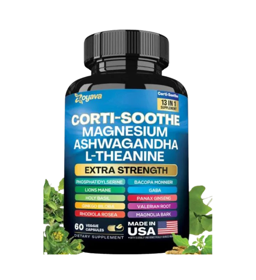 Ultimate Corti-Soothe Balance: Stress Relief, Calm, and Cognitive Boost - 60 Caps