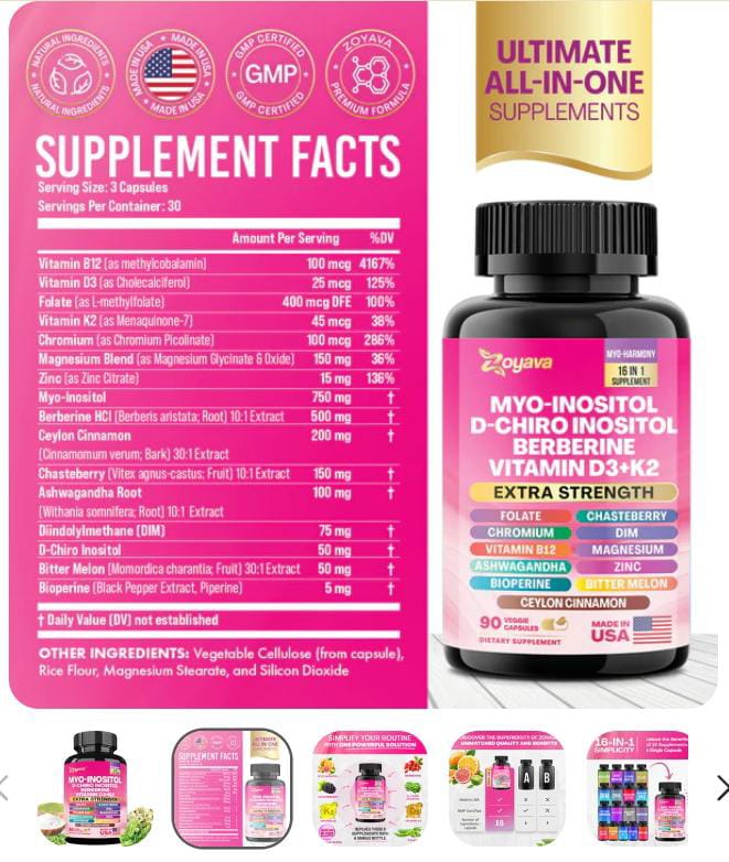 Myo- Harmony 16 in 1 - Balance y Vitality Blend