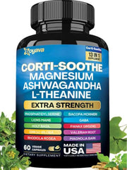 Ultimate Corti-Soothe Balance: Stress Relief, Calm, and Cognitive Boost - 60 Caps